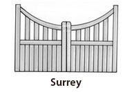 surrey wooden gates